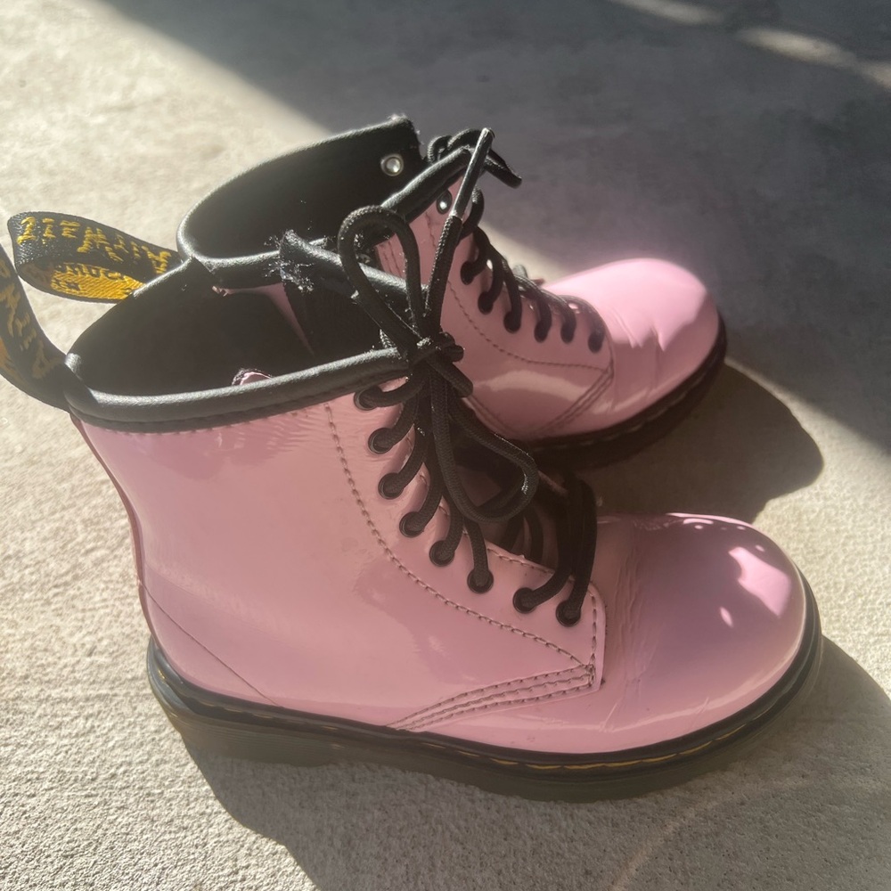 Dr. Martens Pink Kids Boots